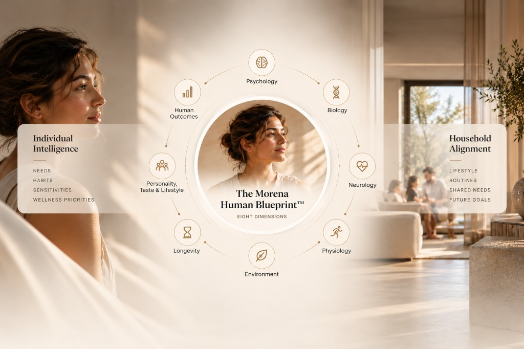 The Morena Human Blueprint™ across eight dimensions